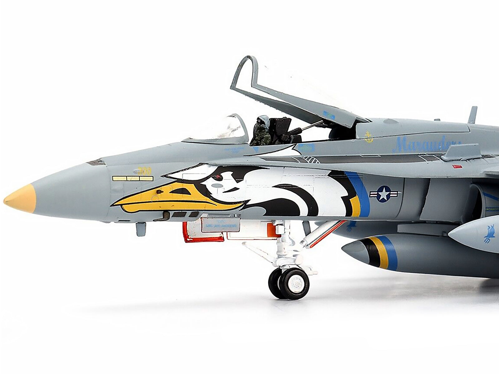 F/A-18C U.S. Navy Hornet Fighter Aircraft "VFA-82 Marauders" with Display Stand Limited Edition to 600 pieces Worldwide 1/72 Diecast Model by JC Wings - Premium  from JC Wings - Just $121.99! Shop now at Rapidvehicles