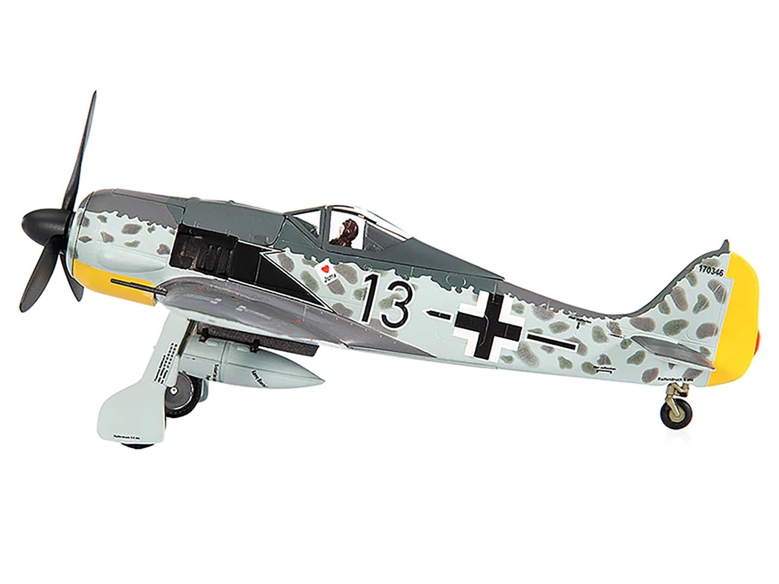 Focke-Wulf Fw 190A-8 Fighter Aircraft "JG 26 Schlageter France" (1945) German Luftwaffe 1/72 Diecast Model by JC Wings - Premium Focke-Wulf from JC Wings - Just $103.99! Shop now at Rapidvehicles