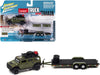 2004 Hummer H2 Medium Sage Green with Open Trailer Limited Edition to 6012 pieces Worldwide "Truck and Trailer" Series 1/64 Diecast Model Car by Johnny Lightning - Premium 1/64 Scale Sets from Johnny Lightning - Just $43.46! Shop now at Rapidvehicles