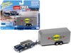 1955 Chevrolet Nomad "Sunoco" Blue Metallic with Gray Top with Enclosed Car Trailer Limited Edition to 9652 pieces Worldwide "Truck and Trailer" Series 1/64 Diecast Model Car by Johnny Lightning - Premium 1/64 Scale Sets from Johnny Lightning - Just $39.99! Shop now at Rapidvehicles