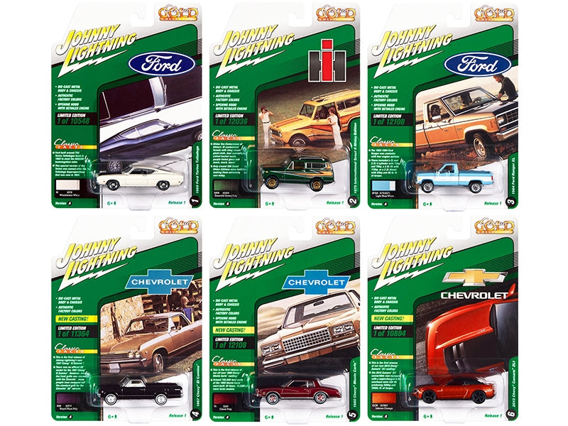 "Classic Gold Collection" 2022 Set A of 6 Cars Release 1 1/64 - Premium 1/64 Scale Sets from Johnny Lightning - Just $85.49! Shop now at Rapidvehicles