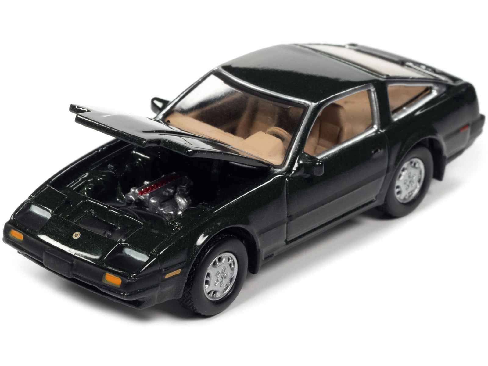 1984 Nissan 300ZX Dark Green with Black Stripes "Classic Gold Collection" Series Limited Edition to 12480 pieces Worldwide 1/64 Diecast Model Car by Johnny Lightning - Premium Nissan Models from Johnny Lightning - Just $23.99! Shop now at Rapidvehicles