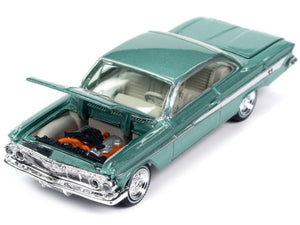 1961 Chevrolet Impala SS 409 Arbor Green Metallic with Light Green Interior "Classic Gold Collection" 2023 Release 2 Limited Edition to 3172 pieces Worldwide 1/64 Diecast Model Car by Johnny Lightning - Premium Chevrolet Models from Johnny Lightning - Just $23.99! Shop now at Rapidvehicles