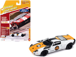 2005 Ford GT #4 White with Orange and Black Stripes "Classic Gold Collection" 2023 Release 2 Limited Edition to 3004 pieces Worldwide 1/64 Diecast Model Car by Johnny Lightning - Premium Ford Models from Johnny Lightning - Just $23.99! Shop now at Rapidvehicles