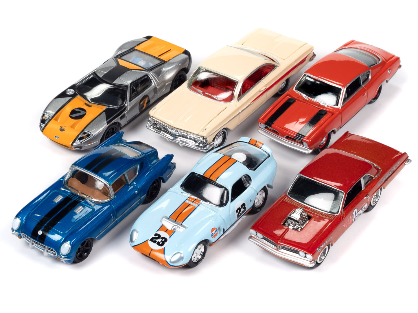 "Classic Gold Collection" 2023 Set A of 6 Cars Release 2 1/64 - Premium 1/64 Scale Sets from Johnny Lightning - Just $84.59! Shop now at Rapidvehicles