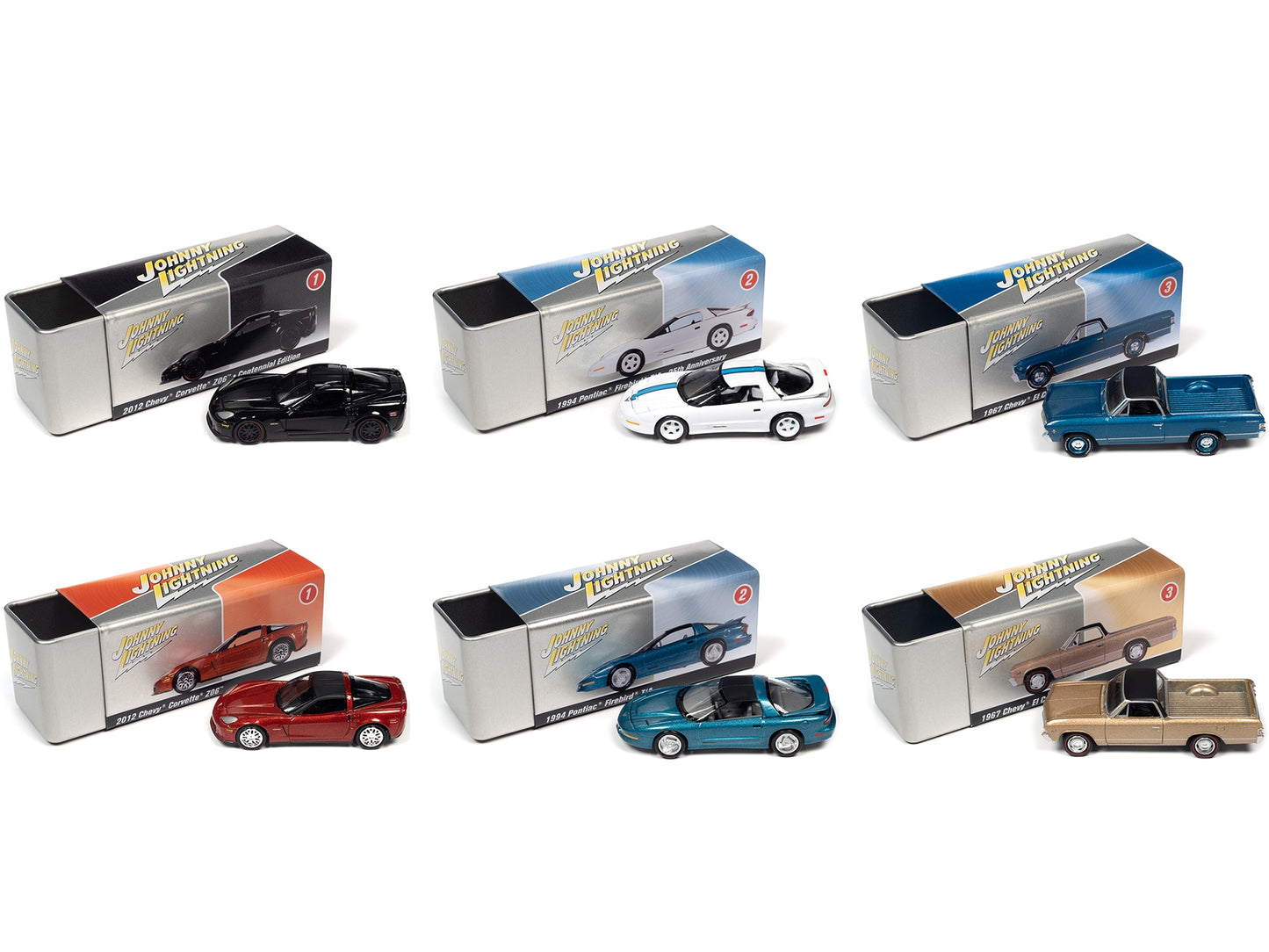 Johnny Lightning Collector's Tin 2022 Set of 6 Cars Release 1 - Premium 1/64 Scale Sets from Johnny Lightning - Just $107.99! Shop now at Rapidvehicles