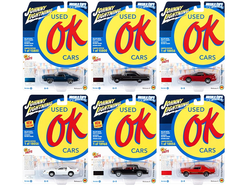 "Muscle Cars USA" 2021 Release 4 "OK Used Cars" Set A of 6 pieces - Premium 1/64 Scale Sets from Johnny Lightning - Just $80.99! Shop now at Rapidvehicles