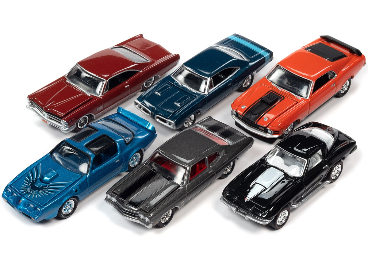 "Muscle Cars USA" 2022 Set B of 6 pieces Release 1 1/64 Diecast