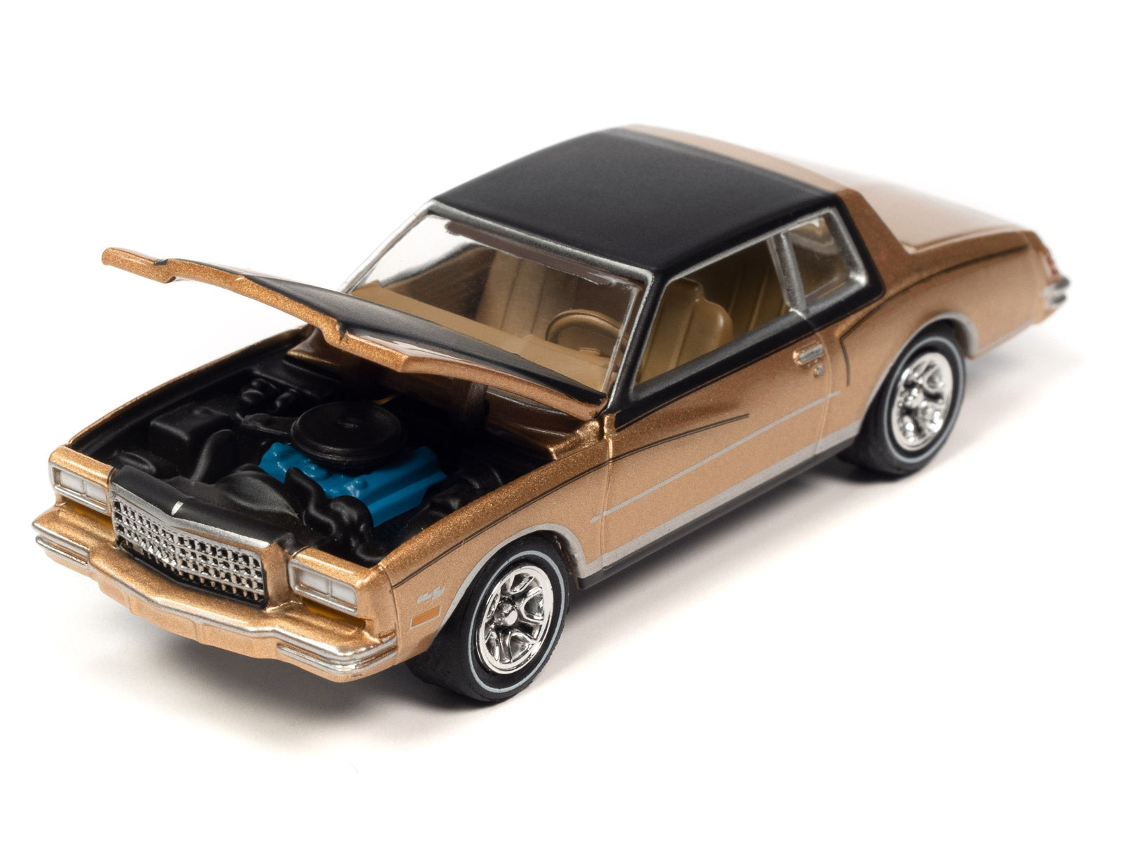 1980 Chevrolet Monte Carlo Light Camel Gold Metallic with Black Top and Hood Limited Edition to 3484 pieces Worldwide "OK Used Cars" 2023 Series 1/64 Diecast Model Car by Johnny Lightning - Premium Chevrolet Models from Johnny Lightning - Just $25.07! Shop now at Rapidvehicles