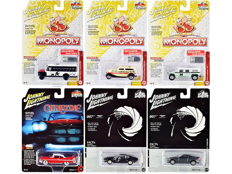 Pop Culture 2020 Set of 6 Cars Release 1 1/64 Diecast Model Cars - Premium 1/64 Scale Sets from Johnny Lightning - Just $64.99! Shop now at Rapidvehicles