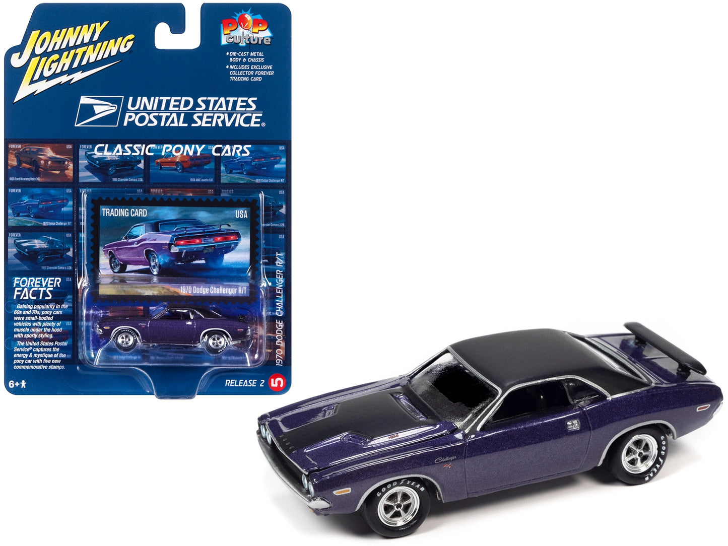 1970 Dodge Challenger R/T Plum Crazy Purple Metallic with Black