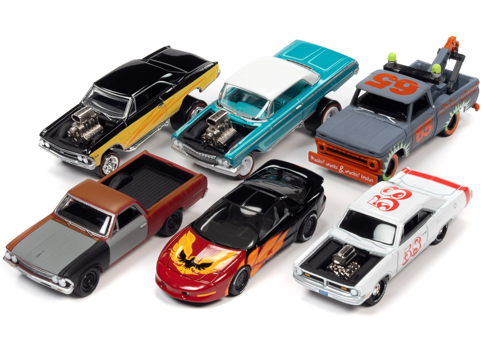 "Street Freaks" 2021 Set A of 6 Cars Release 4 1/64 Diecast Model Cars by Johnny Lightning - Premium 1/64 Scale Sets from Johnny Lightning - Just $78.99! Shop now at Rapidvehicles