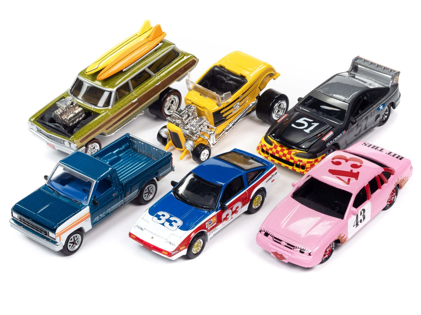 "Street Freaks" 2023 Set A of 6 Cars Release 1 1/64 Diecast Model - Premium 1/64 Scale Sets from Johnny Lightning - Just $84.59! Shop now at Rapidvehicles