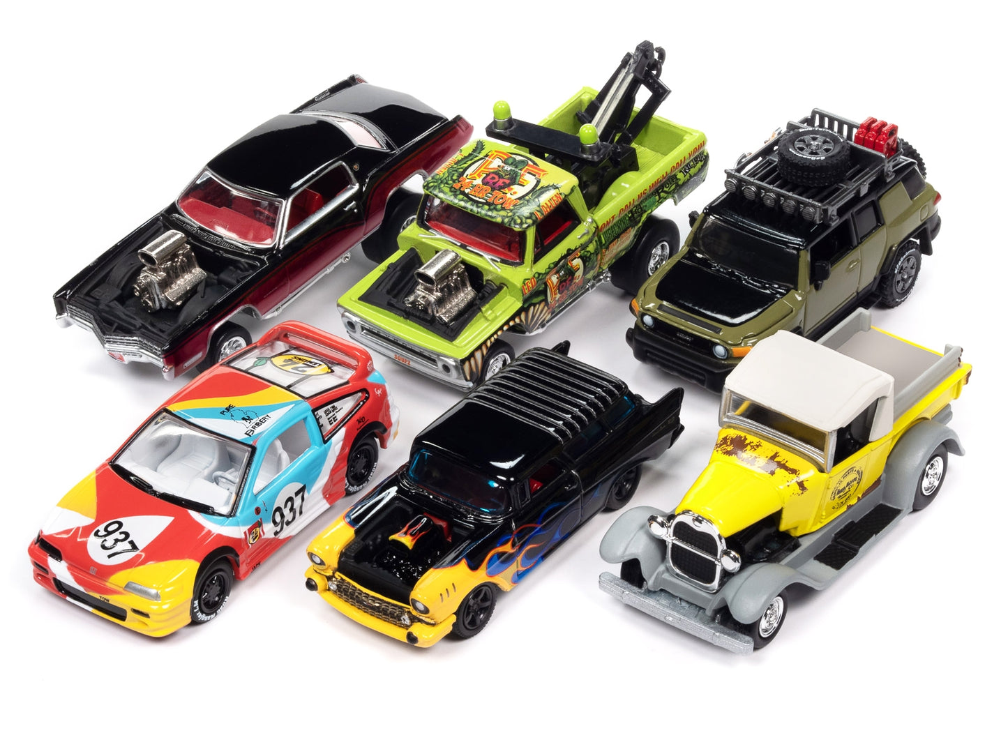 "Street Freaks" 2023 Set A of 6 Cars Release 2 1/64 Diecast Model - Premium 1/64 Scale Sets from Johnny Lightning - Just $84.59! Shop now at Rapidvehicles