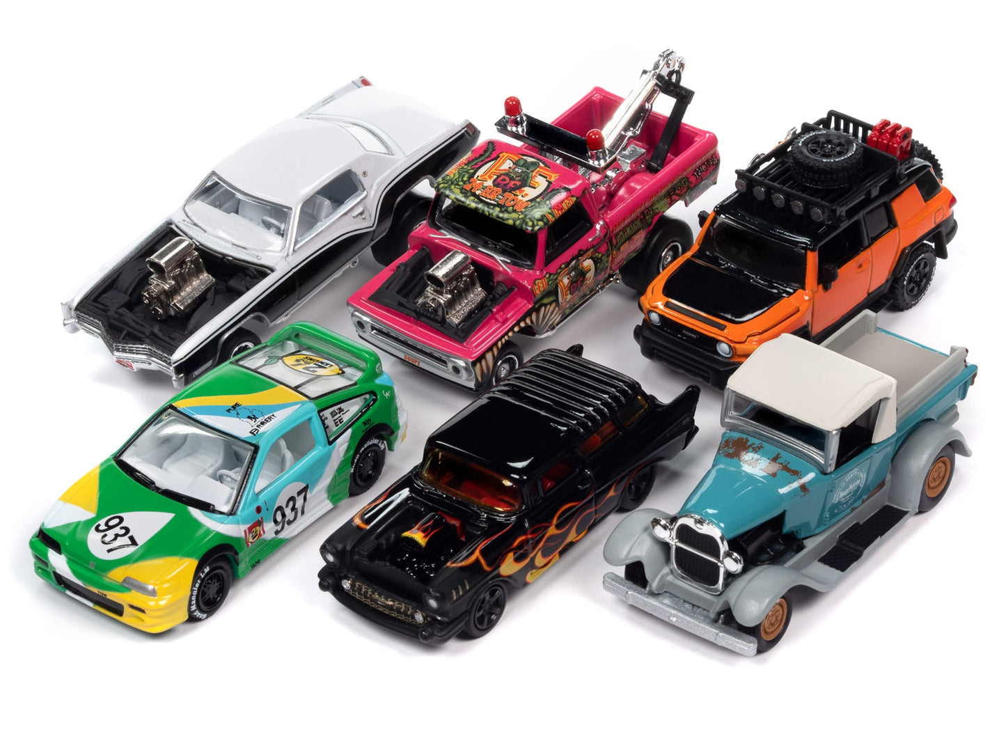 "Street Freaks" 2023 Set B of 6 Cars Release 2 1/64 Diecast Model - Premium 1/64 Scale Sets from Johnny Lightning - Just $84.59! Shop now at Rapidvehicles