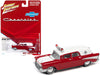 1957 Chevrolet Ambulance Kosmos Red and White with White Interior 1/64 Diecast Model Car by Johnny Lightning - Premium Chevrolet Models from Johnny Lightning - Just $33.14! Shop now at Rapidvehicles