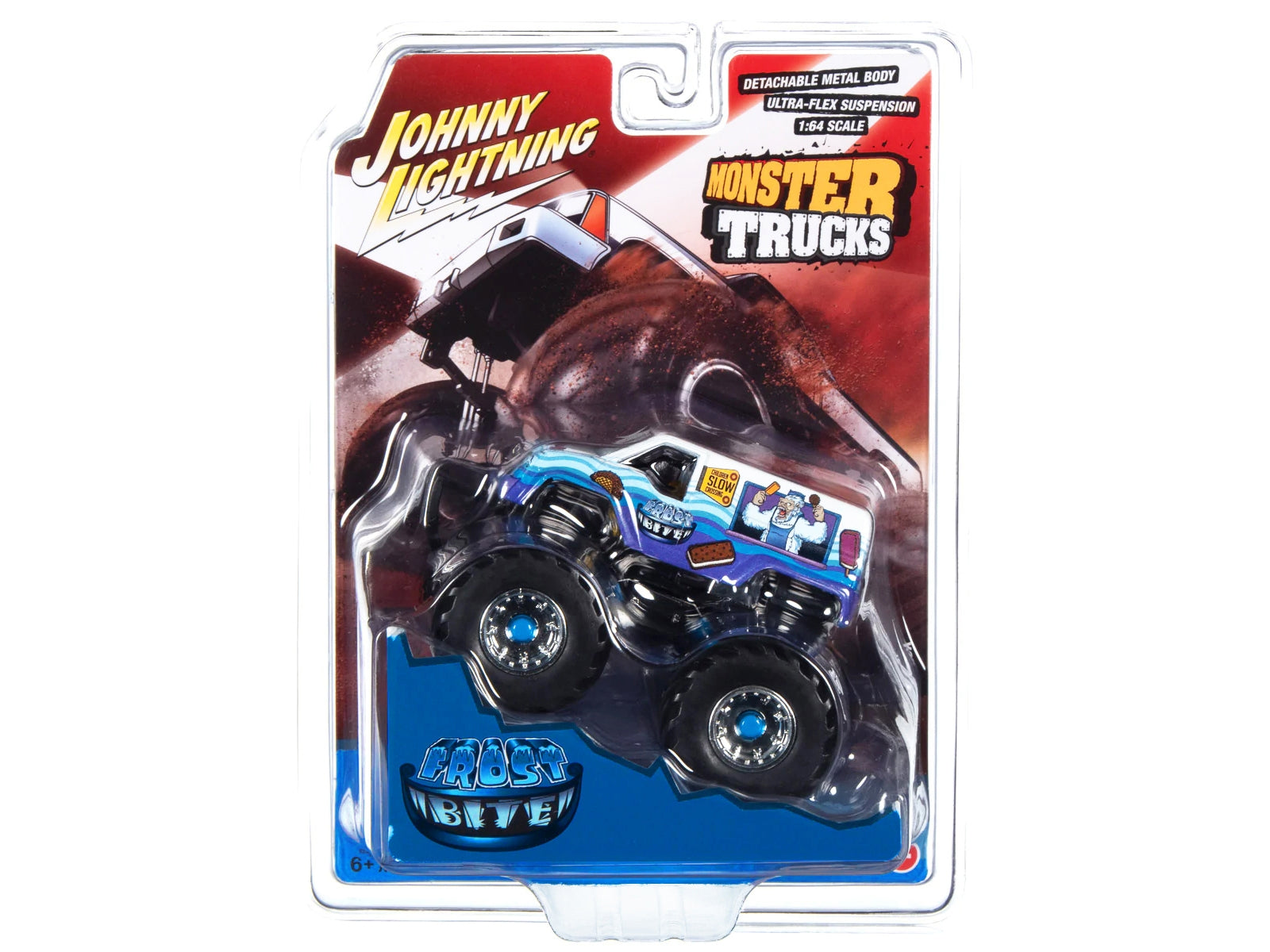 "Frost Bite" Monster Truck "I Scream You Scream" with Black - Premium Monster Trucks Models from Johnny Lightning - Just $40.49! Shop now at Rapidvehicles