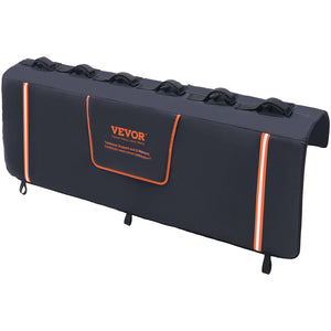 VEVOR Tailgate Bike Pad, 62" Truck Tailgate Pad Carry 6 Mountain Bikes, Upgraded Grooves Tailgate Protection Pad with Reflective Strips and Tool Pockets, with Camera Opening for Most Pickup Trucks - Premium Tailgate Pad from VEVOR - Just $84.99! Shop now at Rapidvehicles