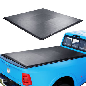 VEVOR Truck Bed Cover, Roll Up Truck Bed Tonneau Cover, Compatible with 2002-2018 Dodge Ram 1500, 2003-2024 2500 3500, 2019-2024 Classic, for 6.4 x 5.5 ft Bed, Soft PVC material, Roll Up Tonneau Cover - Premium Tonneau Cover from VEVOR - Just $197.59! Shop now at Rapidvehicles