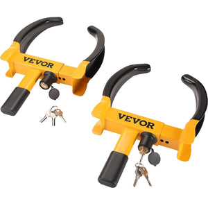 VEVOR Wheel Lock, 2 Packs Universal Wheel Clamp Lock, Adjustable Anti Theft Trailer Lock Wheel Clamp, Heavy-duty Steel Tire Lock for ATV SUV Car Golf Cart Boats Motorcycles, with 6 Keys - Premium Wheel Lock from VEVOR - Just $53.19! Shop now at Rapidvehicles