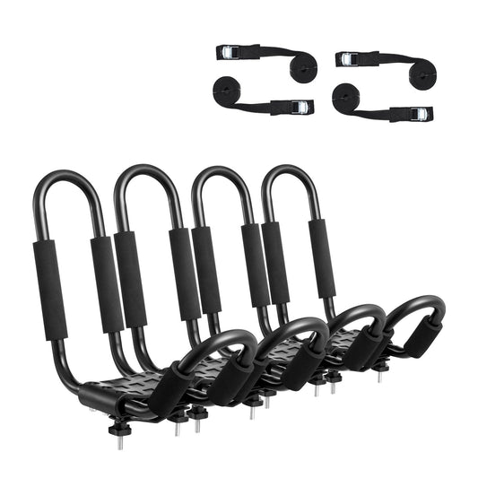 VEVOR Kayak Roof Rack 4 Pairs Soft Roof Rack Carrier for kayak - Premium Roof Rack Cross Bars from VEVOR - Just $81.19! Shop now at Rapidvehicles