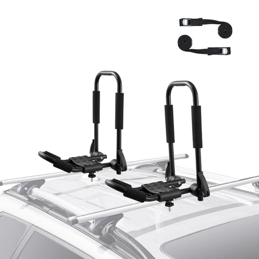 VEVOR Kayak Roof Rack 1 Pair J-Bar, Soft Roof Rack Quick Folding, - Premium Roof Rack Cross Bars from VEVOR - Just $59.99! Shop now at Rapidvehicles