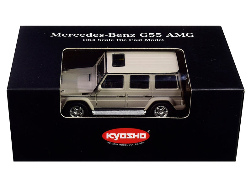 Mercedes Benz G55 AMG Gray 1/64 Diecast Model Car by Kyosho - Premium Mercedes Models from Kyosho - Just $42.74! Shop now at Rapidvehicles