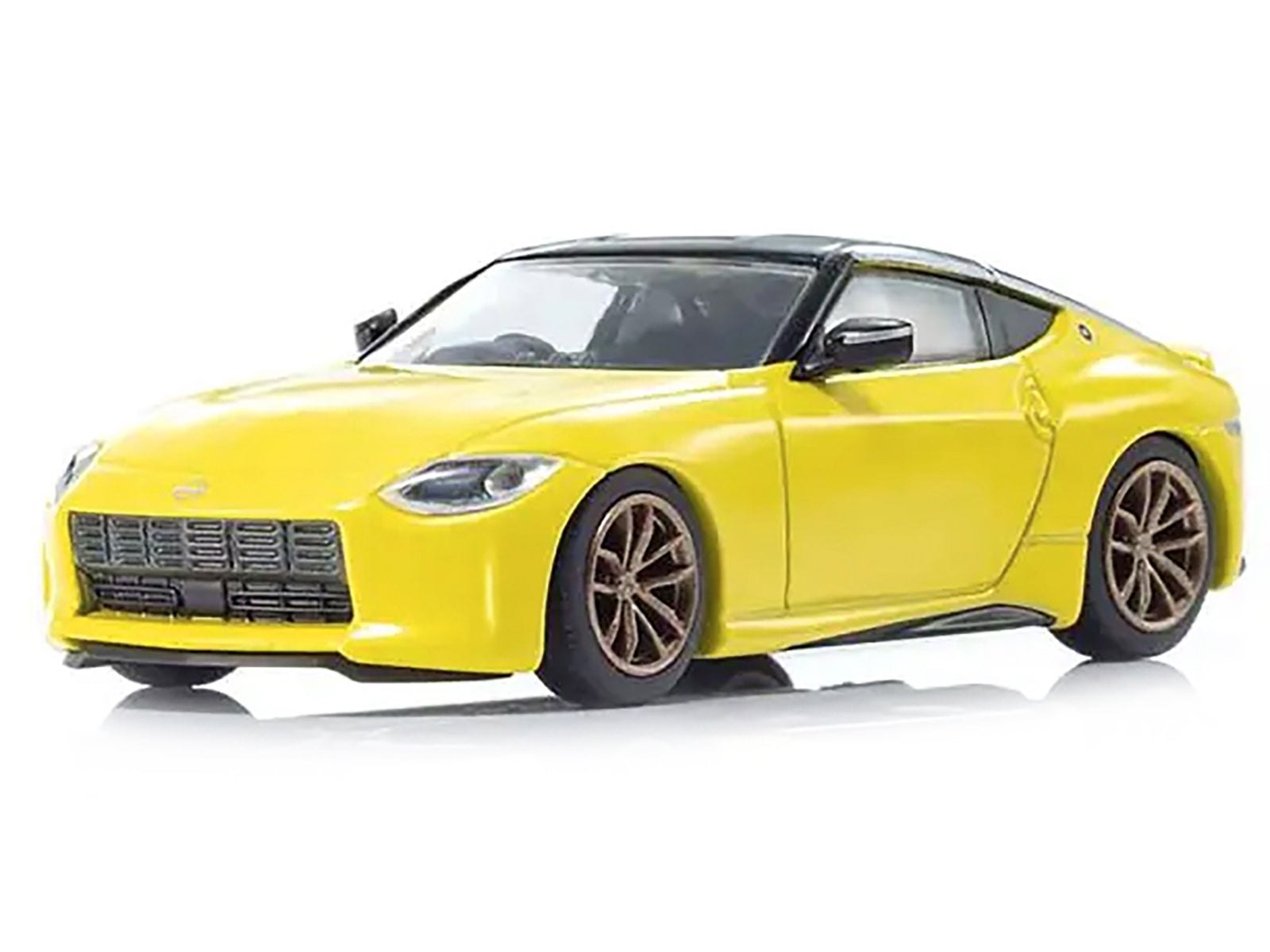 Nissan Fairlady Z RHD (Right Hand Drive) Ikazuchi Yellow with Black Top with Mini Book No.13 1/64 Diecast Model Car by Kyosho - Premium Nissan Models from Kyosho - Just $50.91! Shop now at Rapidvehicles