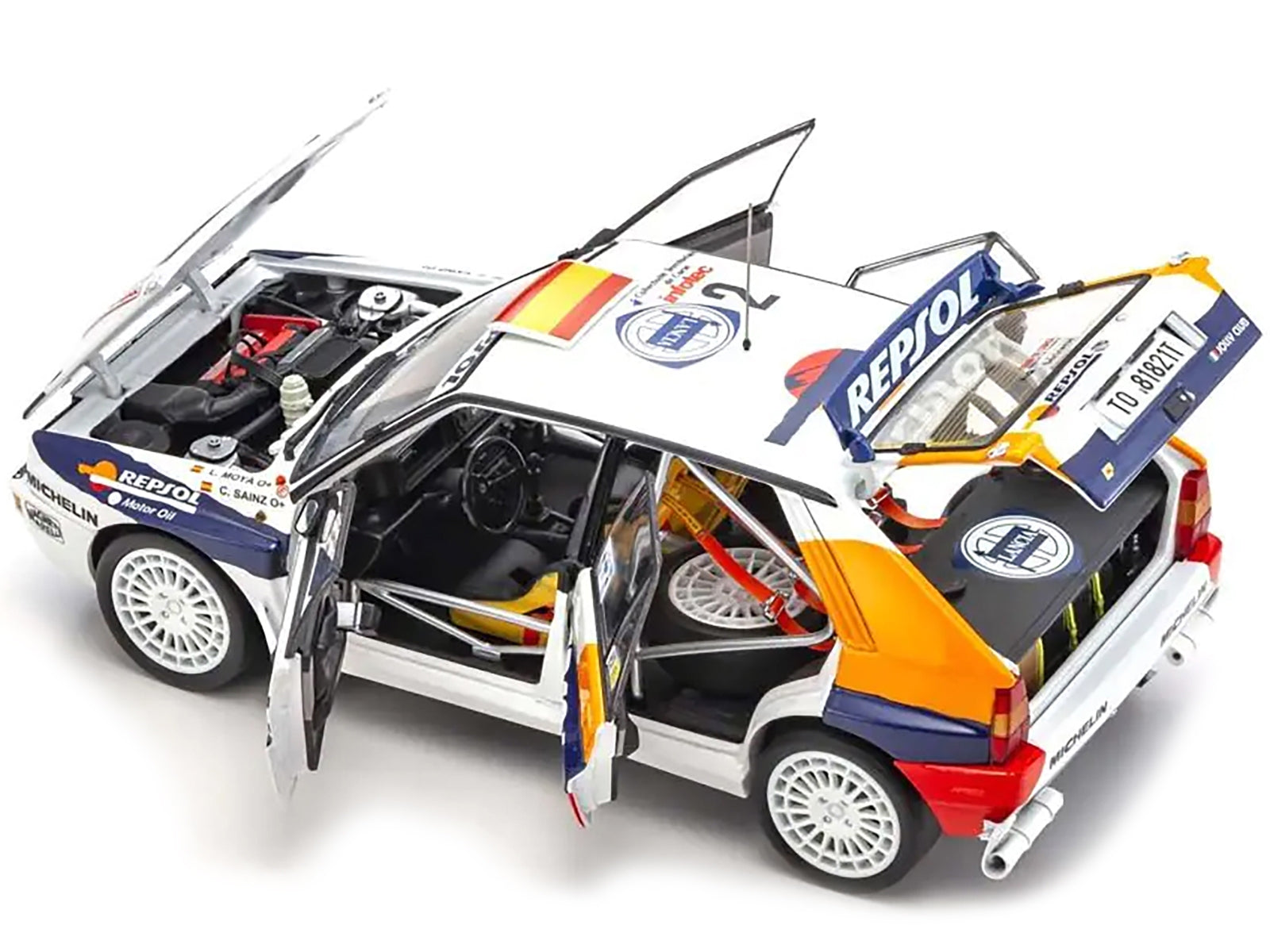 Lancia Delta HF Integrale Evoluzione #2 Carlos Sainz - Luis Moya "Jolly Club" "Tour de Corse - Rallye de France" (1993) 1/18 Diecast Model Car by Kyosho - Premium Rally Models from Kyosho - Just $264.99! Shop now at Rapidvehicles