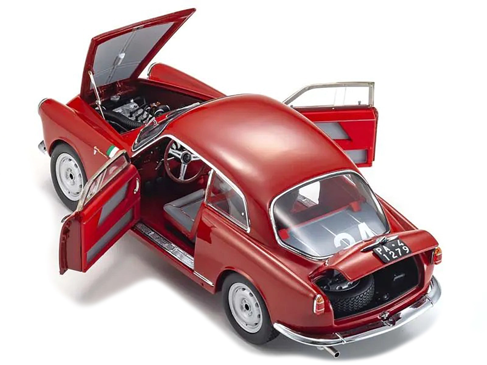 Alfa Romeo Giulietta SV #24 Nini Todaro - Nessuno GT1.3 Class Winner "Targa Florio" (1958) 1/18 Diecast Model Car by Kyosho - Premium Alfa Romeo Models from Kyosho - Just $257.66! Shop now at Rapidvehicles