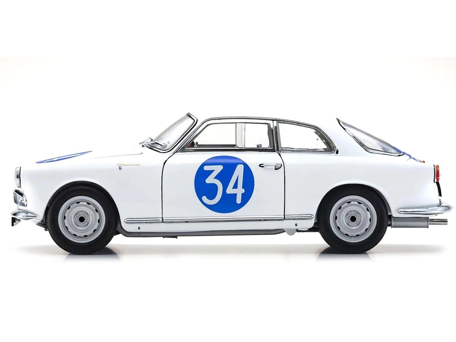 Alfa Romeo Giulietta SV #34 Emanuele - Aldebaran "Targa Florio" (1960) 1/18 Diecast Model Car by Kyosho - Premium Alfa Romeo Models from Kyosho - Just $257.66! Shop now at Rapidvehicles