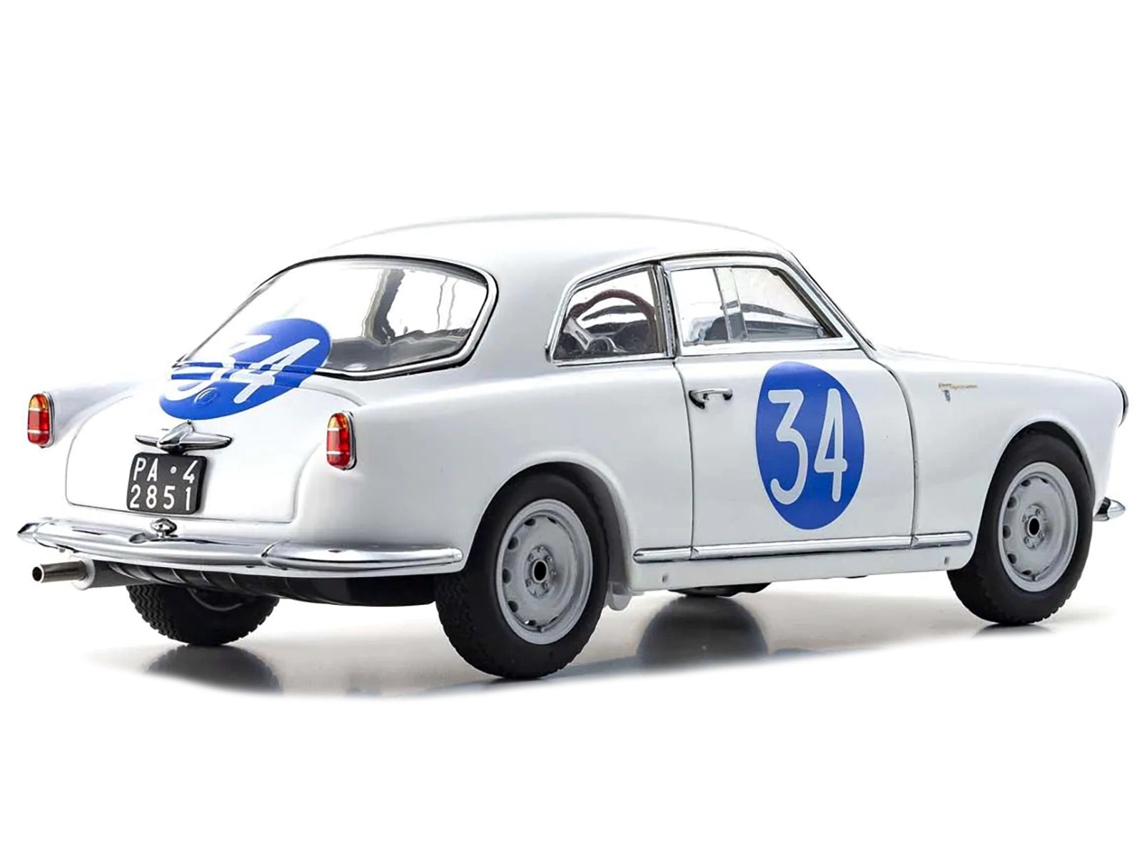 Alfa Romeo Giulietta SV #34 Emanuele - Aldebaran "Targa Florio" (1960) 1/18 Diecast Model Car by Kyosho - Premium Alfa Romeo Models from Kyosho - Just $257.66! Shop now at Rapidvehicles