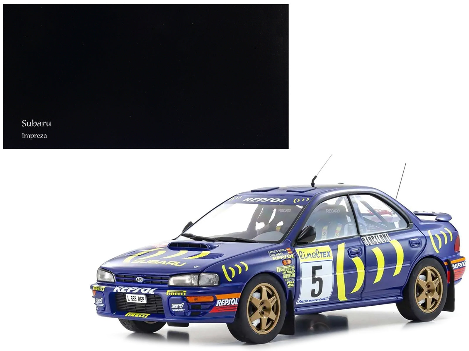 Subaru Impreza #5 Carlos Sainz - Luis Moya Winner "Monte-Carlo - Premium Subaru Models from Kyosho - Just $352.99! Shop now at Rapidvehicles