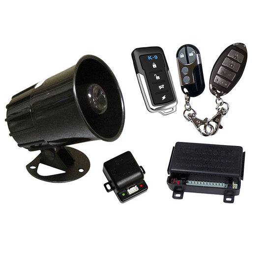 K-9 Car Alarm with Keyless Entry - Includes 3 Different Transmitter Designs! - Premium Vehicle Alarm System from Excalibur Alarms - Just $83.78! Shop now at Rapidvehicles