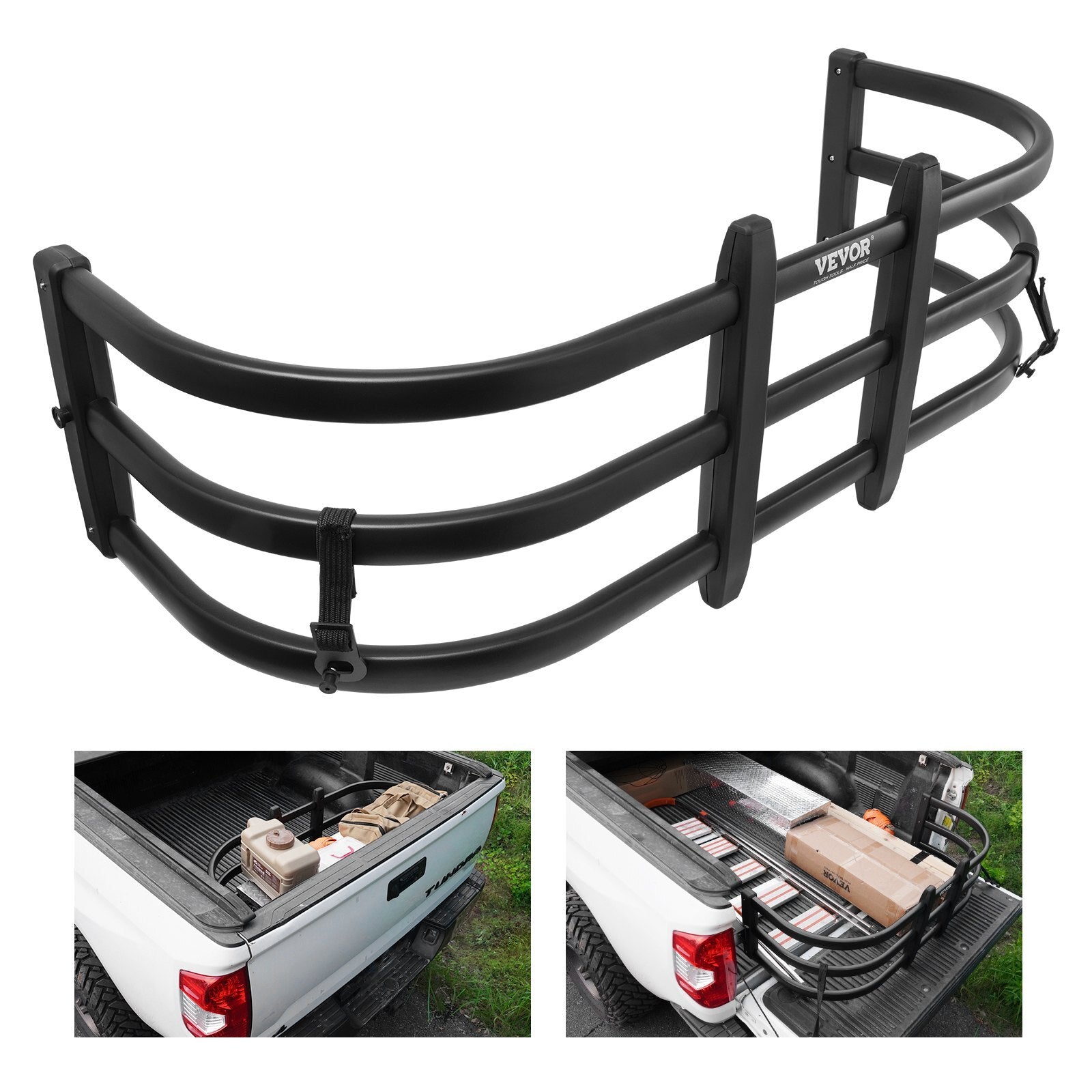 VEVOR Truck Bed Extender, Aluminum Retractable Tailgate Extender, 51.6"-64" Adjustable Length, Fits for Ridgeline, Tacoma, Gladiator, Colorado/Canyon, Frontier, and Ranger - Premium Truck Bed Extender from VEVOR - Just $151.99! Shop now at Rapidvehicles