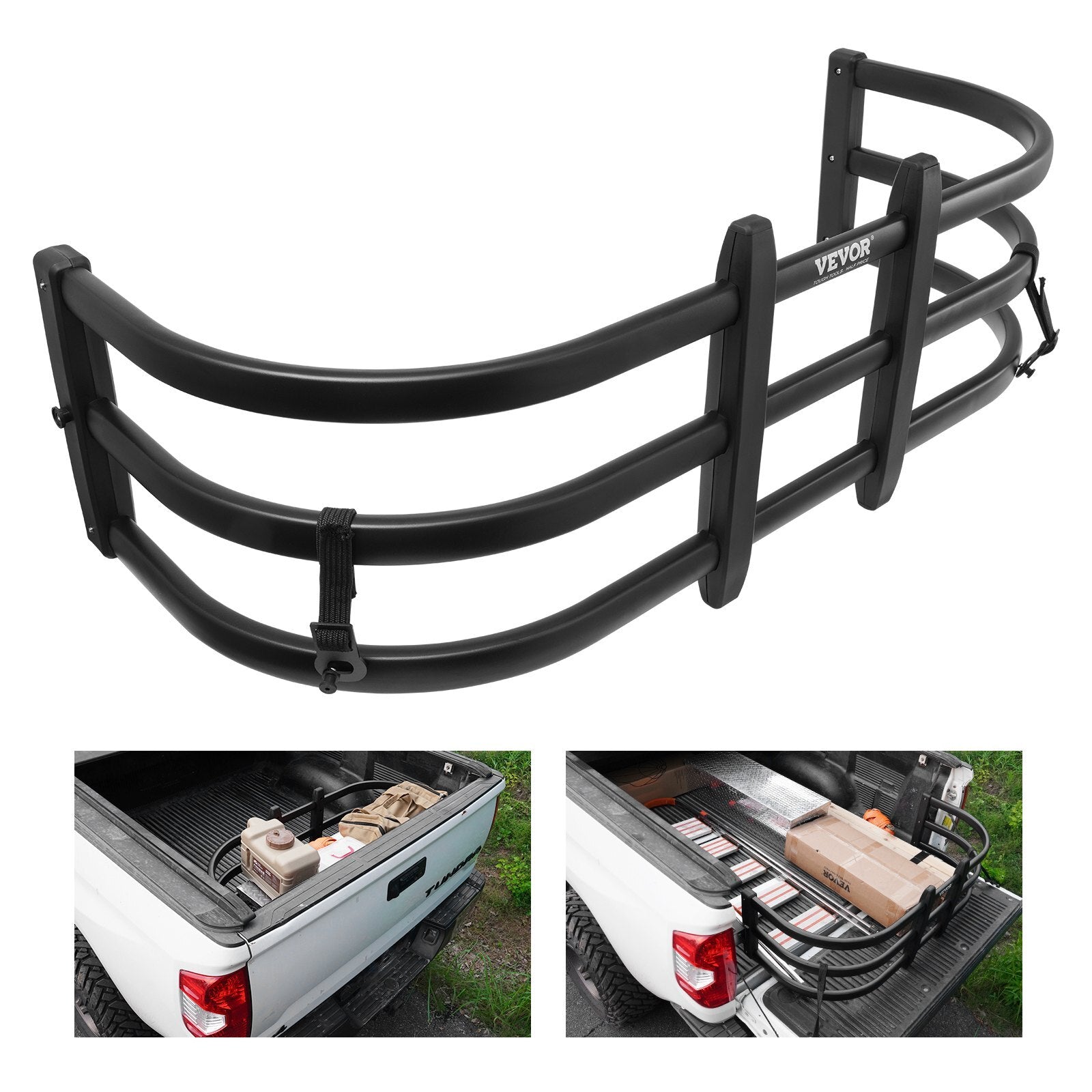 VEVOR Truck Bed Extender, Aluminum Retractable Tailgate Extender, 51.6"-64" Adjustable Length, Fits for Ridgeline, Tacoma, Gladiator, Colorado/Canyon, Frontier, and Ranger - Premium Truck Bed & Tailgate Accessories from VEVOR - Just $129.99! Shop now at Rapidvehicles