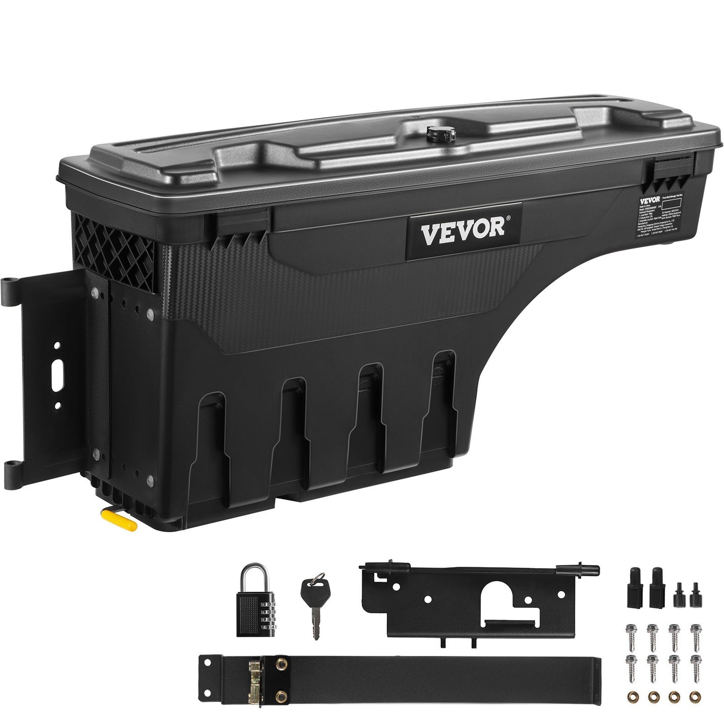 VEVOR Truck Bed Storage Box, Lockable Lid, Waterproof ABS Wheel - Premium Truck Tool Boxes from VEVOR - Just $153.99! Shop now at Rapidvehicles