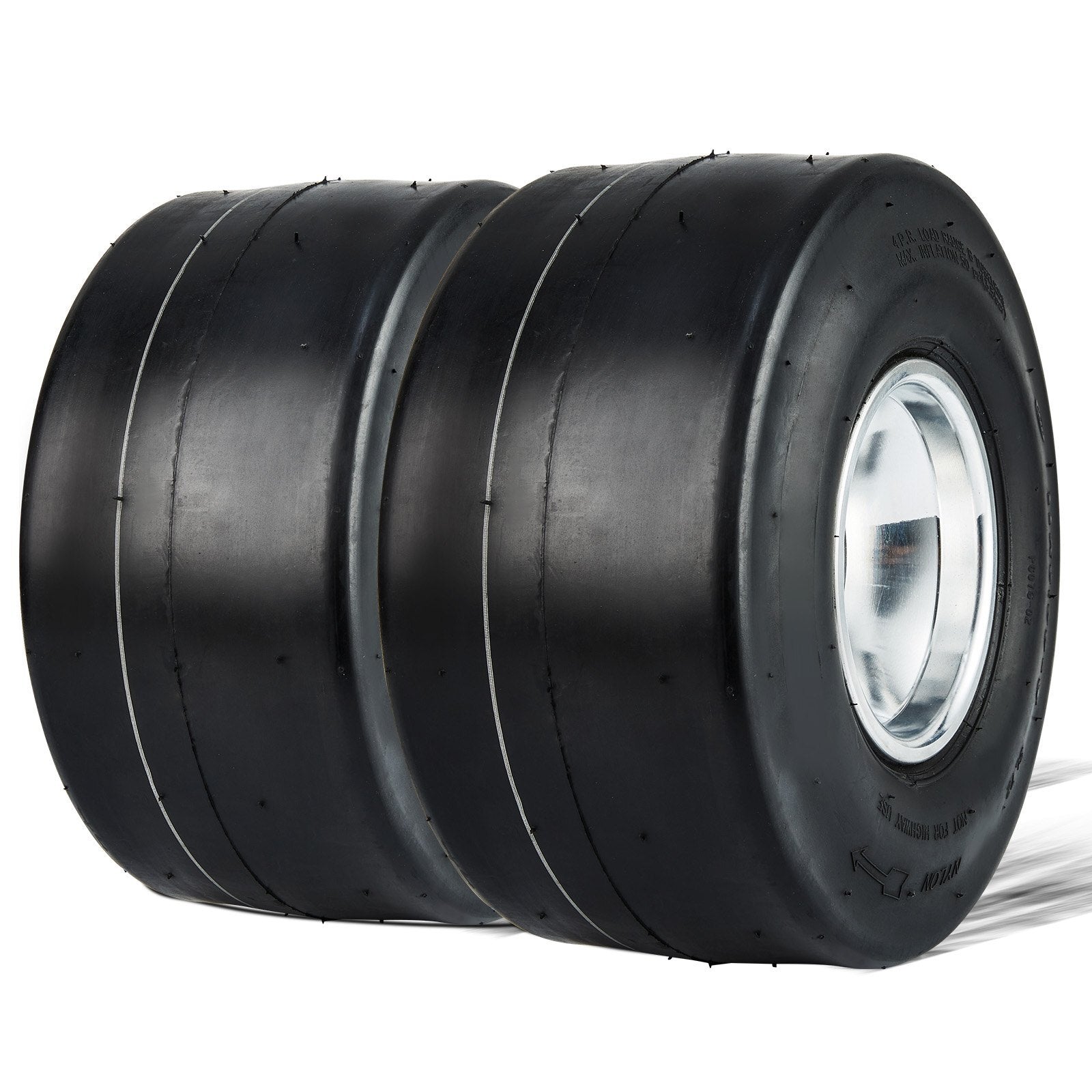 VEVOR Go Kart Tires and Rims, 11x6-5" Go Kart Wheels, 2-Pack Rear Wheels, Aluminum Alloy Rims and Rubber Tires, Hub-Rim Fit Bolt Pattern 1.57 inch with 3 Bolt Holes, Replacement Pneumatic Tire - Premium Go Kart Wheels from VEVOR - Just $128.99! Shop now at Rapidvehicles