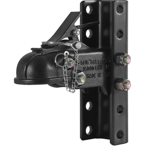 VEVOR Adjustable Trailer Coupler and 5-Position Channel Bracket Kit, 2-5/16" Hitch Ball, 15000 lbs Capacity, Heavy Duty Cast Channel-Mount Coupler, for Towing Camper, Pickup Truck, SUV, Black Coating - Premium Towing Couplers from VEVOR - Just $95.19! Shop now at Rapidvehicles