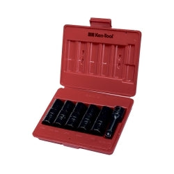 6 pc double duty flip socket set - Premium Wheel Service Sockets and Socket Sets from Ken-tool - Just $255.99! Shop now at Rapidvehicles