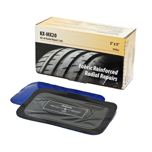 COI MX Radial Repair Patch 3" x 5" (75mm x 125mm) 10 Count - Premium Tire Repair Products from KEX Tire Repair - Just $56! Shop now at Rapidvehicles