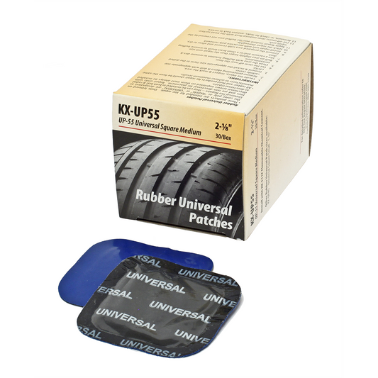 Rubber Reinforced Universal Patch, Square 2-1/8" (54mm) 30 Count - Premium Tire Repair Products from KEX Tire Repair - Just $40.99! Shop now at Rapidvehicles