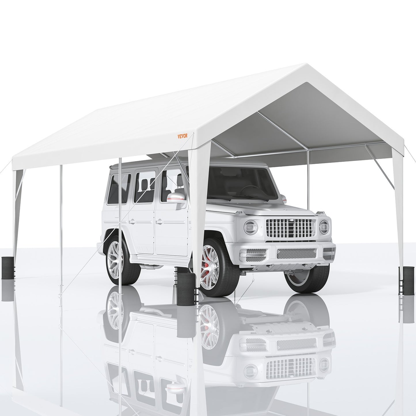 VEVOR Carport, 10x20 ft Heavy Duty Car Canopy Garage Boat Shelter - Premium Carports from VEVOR - Just $281.99! Shop now at Rapidvehicles