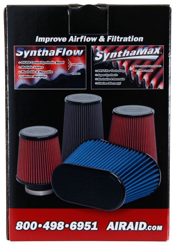 Airaid Universal Air Filter - Cone 3 1/2 x 6 x 4 5/8 x 6 w/ Short Flange 700-452