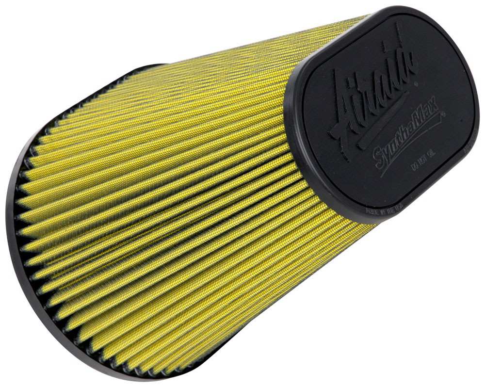 Airaid Universal Air Filter - Cone 6in FLG x 10-3/4x7-3/4in B x 4in T x 9in H - Synthaflow 725-476