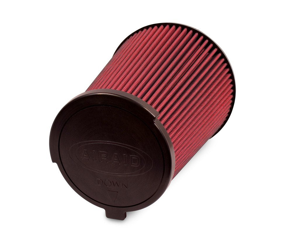 Airaid 10-14 Ford Mustang Shelby 5.4L Supercharged Direct Replacement Filter - Oiled / Red Media 860-399
