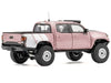 2022 Toyota Tacoma TRD PRO Pickup Truck Pink Metallic with White Stripes and Carbon Hood 1/64 Diecast Model Car by GCD - Premium Pickup Trucks Models from GCD - Just $48.37! Shop now at Rapidvehicles