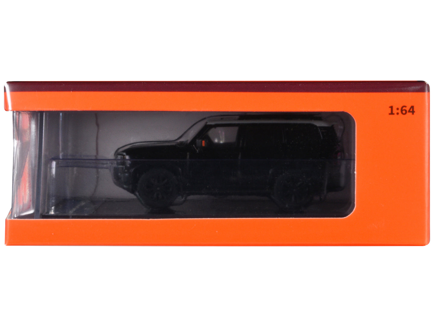 Toyota Land Cruiser Prado 250 Black with White Top 1/64 Diecast Model Car by GCD