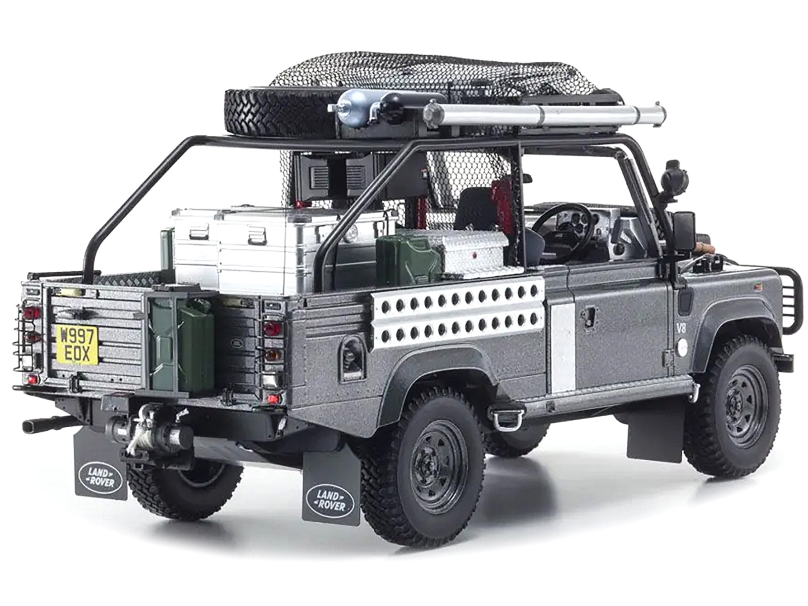 Land Rover Defender "Movie Edition" RHD (Right Hand Drive) Gray - Premium Range/Land Rover from Kyosho - Just $338.99! Shop now at Rapidvehicles