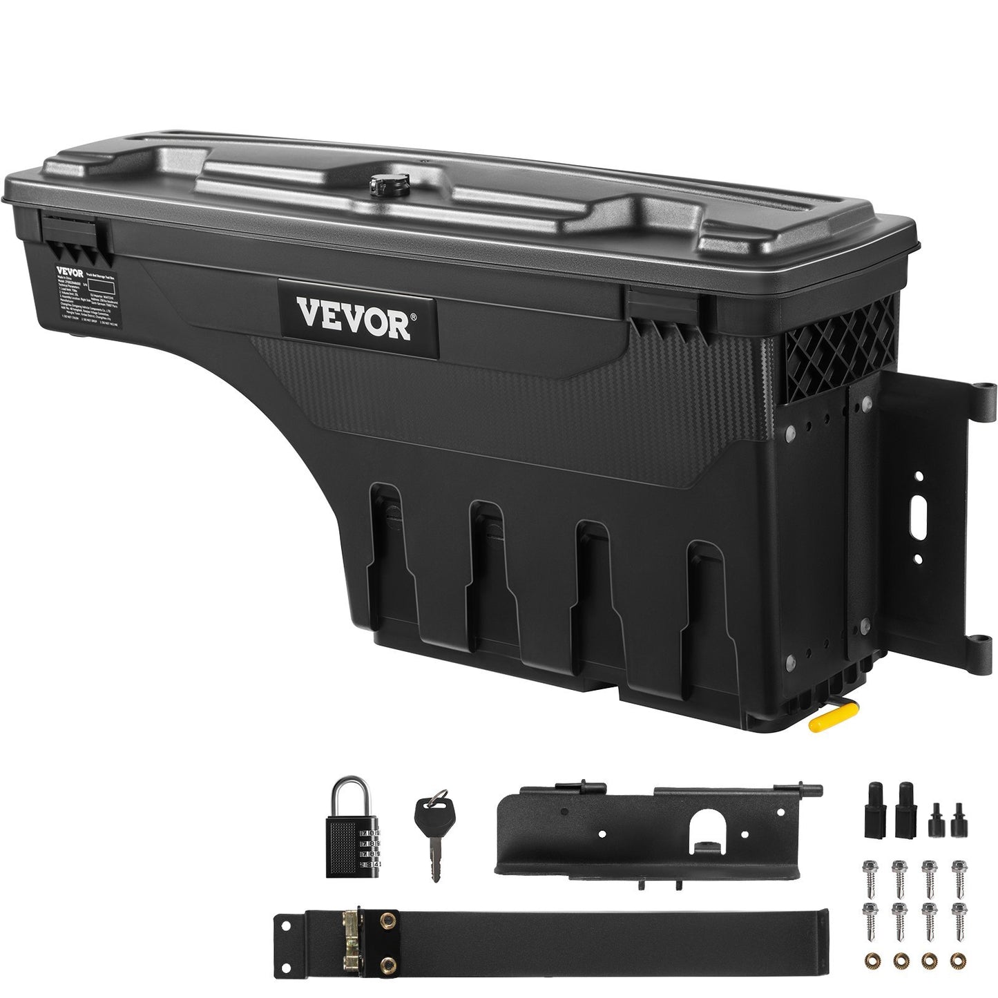 VEVOR Truck Bed Storage Box, Lockable Lid, Waterproof ABS Wheel - Premium Truck Tool Boxes from VEVOR - Just $129.71! Shop now at Rapidvehicles